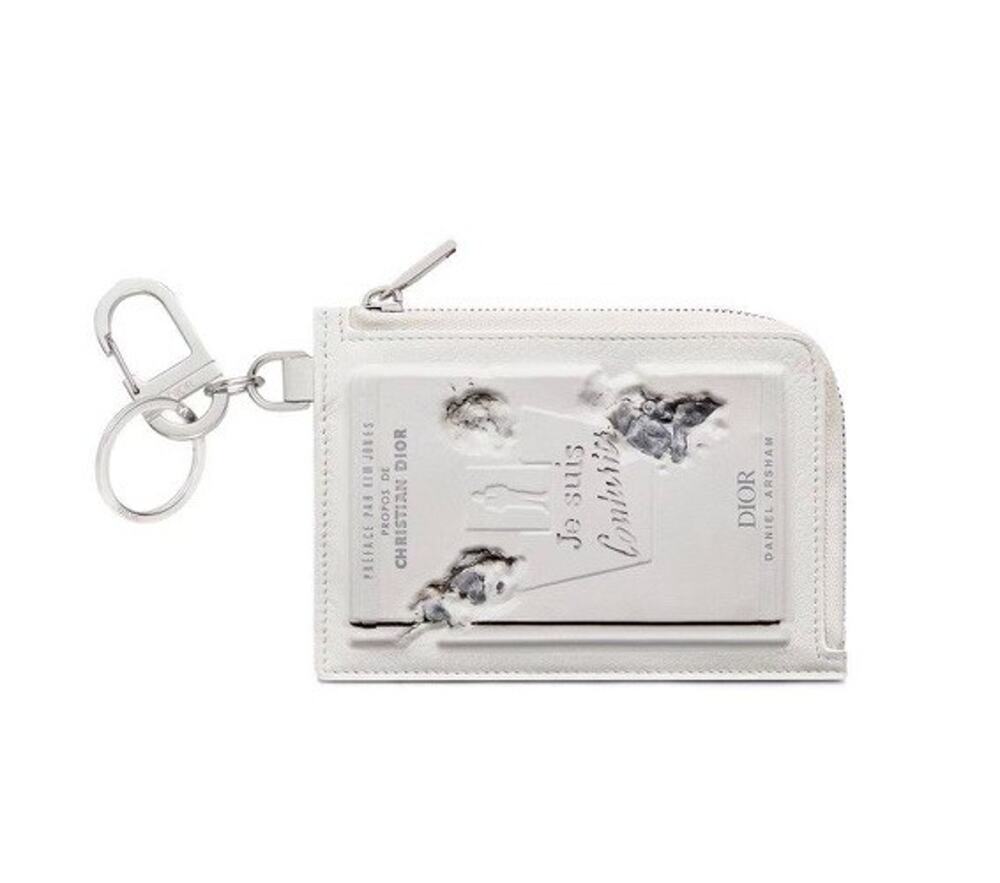 NWT Christian Dior x Daniel Arsham Eroded Keyring Zip Wallet *Limited Edition*